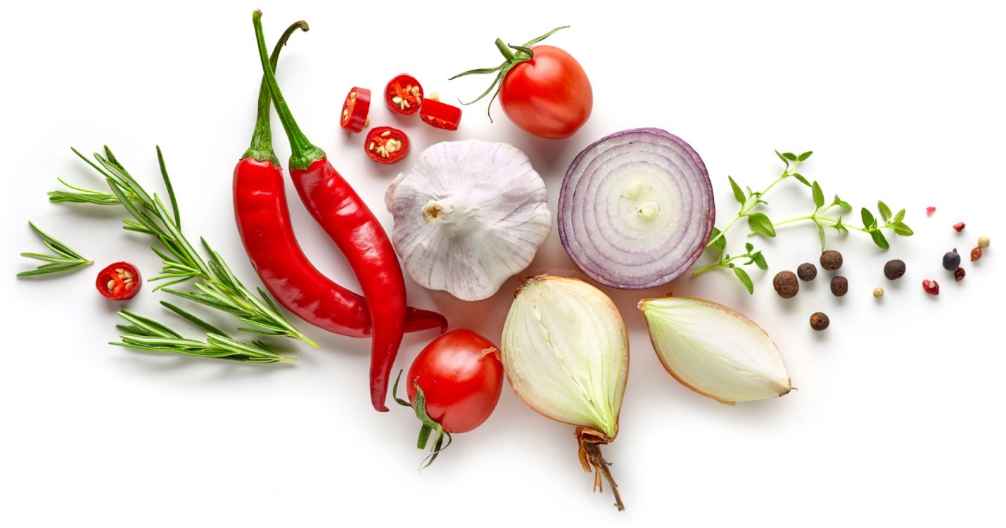Freigestelltes Gemüse